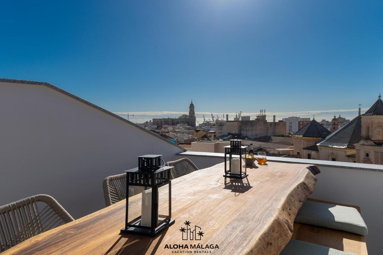 Апартаменти Luxury Duplex With Pool And Padel Court In Town Малага Екстер'єр фото
